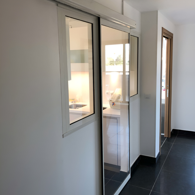 Open Control Installation Porte Automatique Cannes Porte Battante